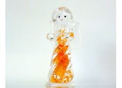 Glass Angel, to orange  www.sklenenevyrobky.cz