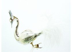 Christmas decoration Swan 954 silver
