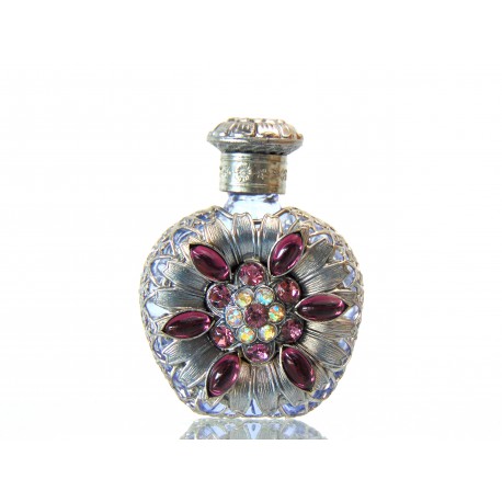 Perfume bottle with chatons www.sklenenevyrobky.cz