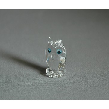 Owl 550 crystal glass 2x4x2cm www.sklenenevyrobky.cz