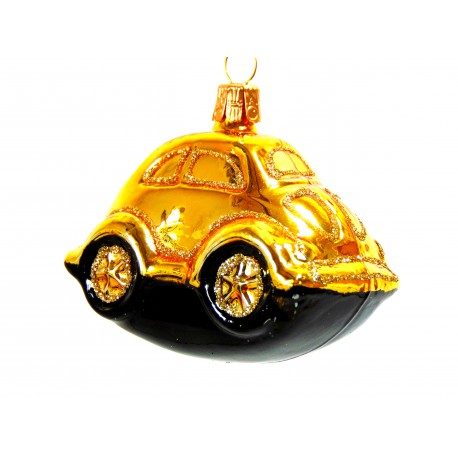 Vánoční ozdoba Auto VW Beetle mini www.sklenenevyrobky.cz