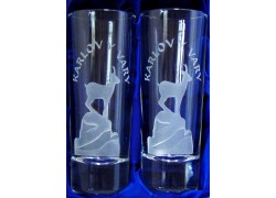Giftbox Carlsbad  with two glasses www.bohemia-glass-products.com