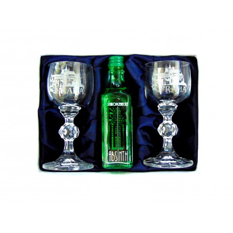 Absinth giftbox Prague www.bohemia-glass-products.com