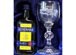 Becherovka gift set Český Krumlov