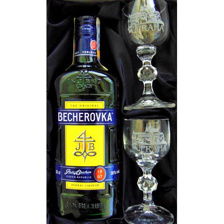 Becherovka gift set Prague
