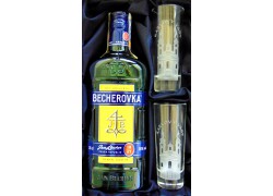 Gift set liquer Becher  Carlsbad city  www.bohemia-glass-products.com