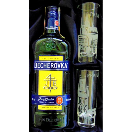Becherovka gift set Prague