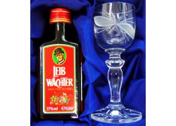 Leib Wächter 0,04l giftbox with glass