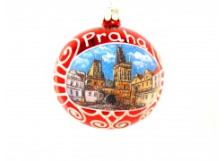 Christmas ball 80mm Prague