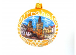 Vianočné gule 80mm motív Praha